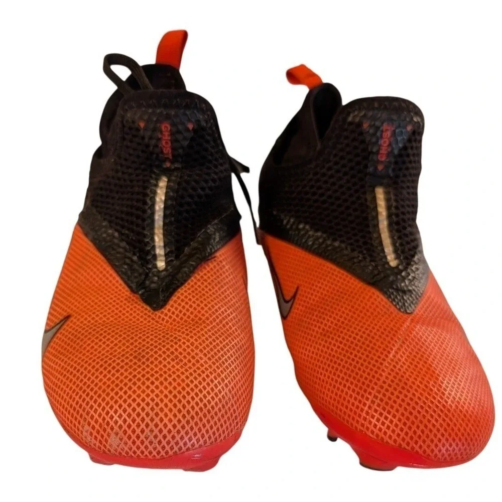 Nike Phantom Vision VSN Elite Dynamic Fit TF Orange Black Soccer Cleats Youth 1